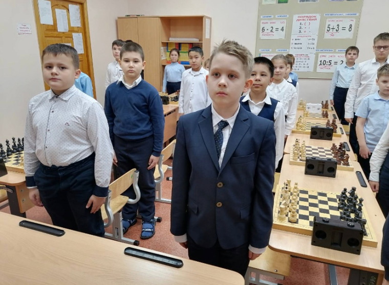 Турнир по шахматам, посвященный юбилею школы.